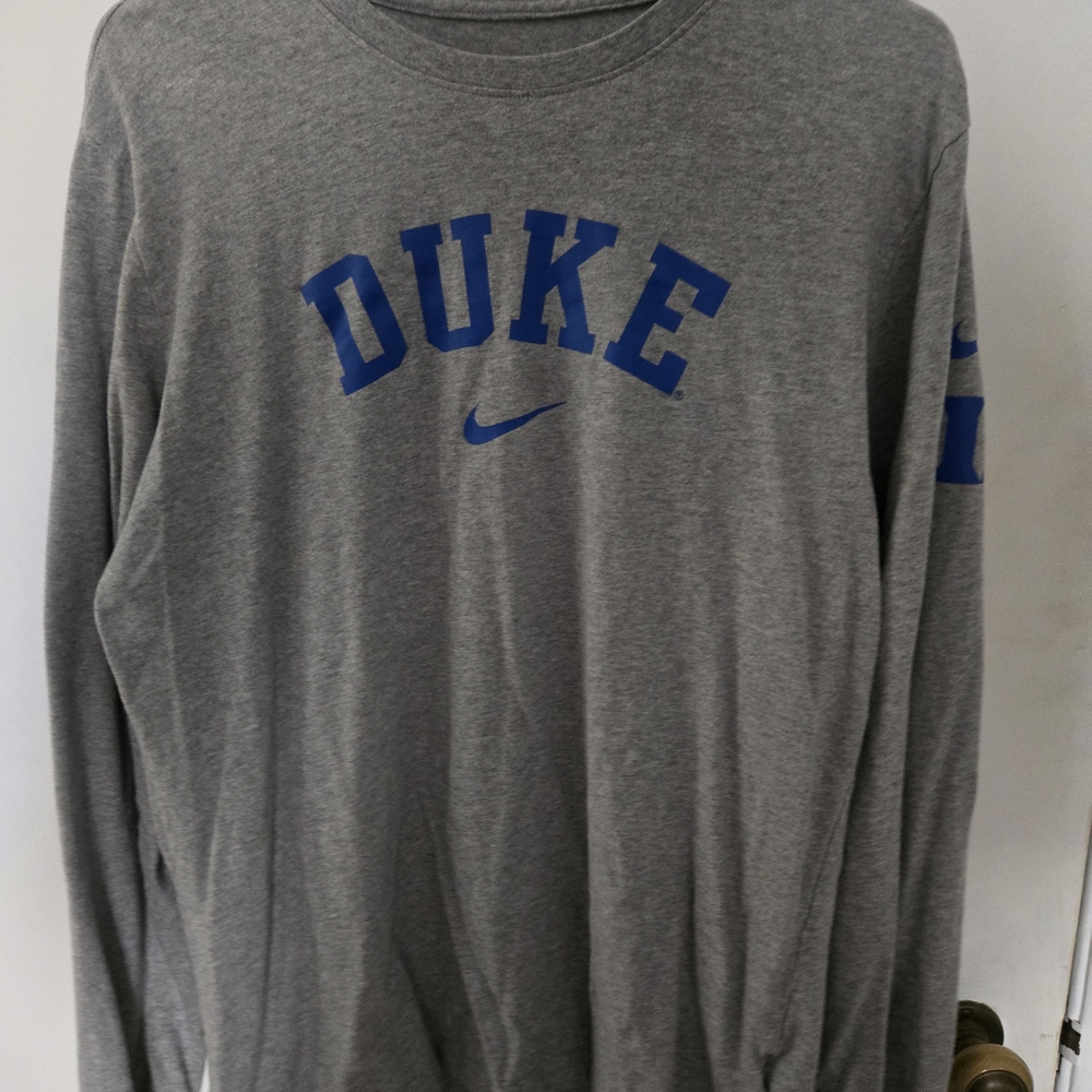 Nike Gray Duke Long Sleeve Tee